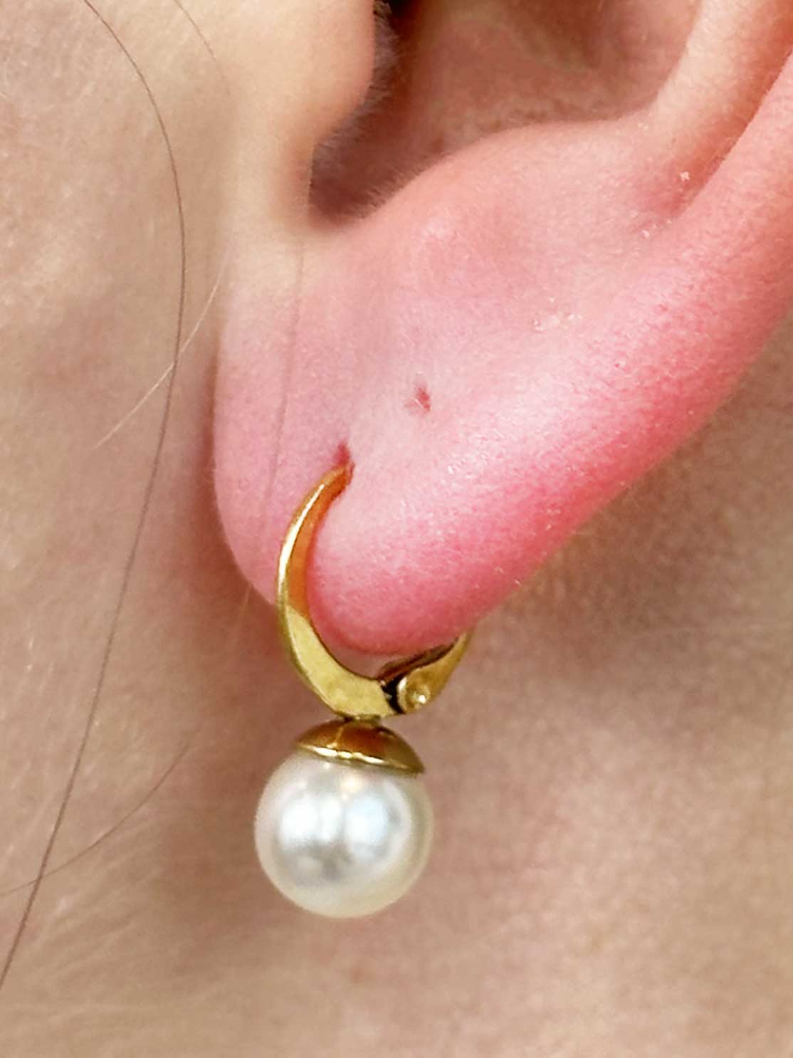 Vera - Små søde øreringe med perle